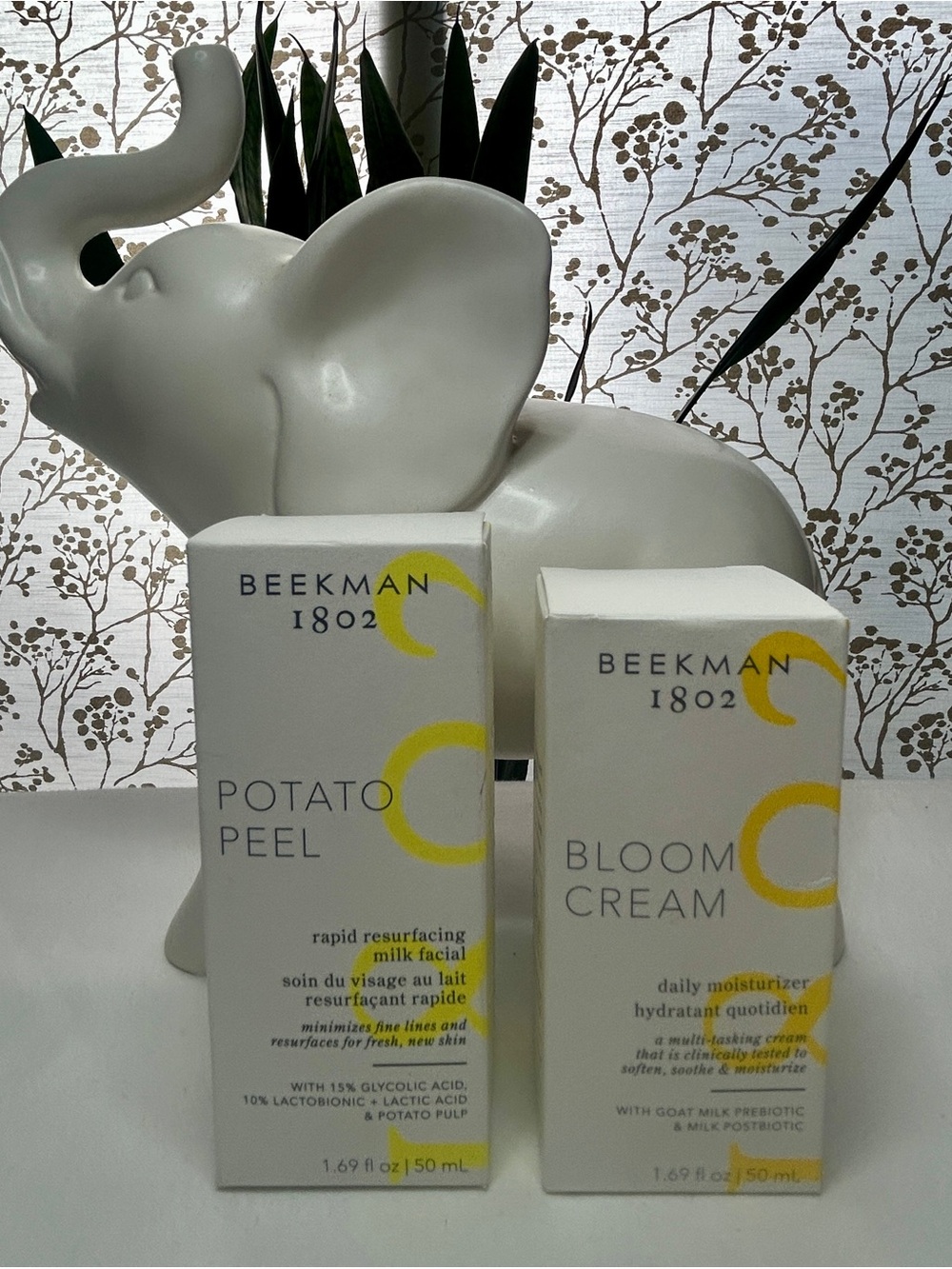 NWT Beekman 1802 Jumbo Bloom Cream & Potato Peel Facial Bundle